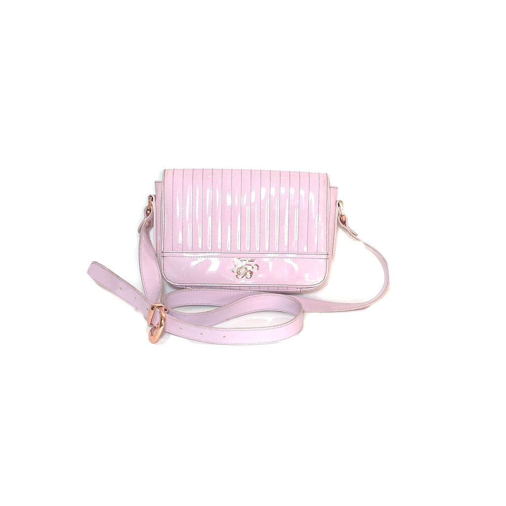 Ted Baker Lilac Patent Leather Crossbody Bag | Pre Loved |