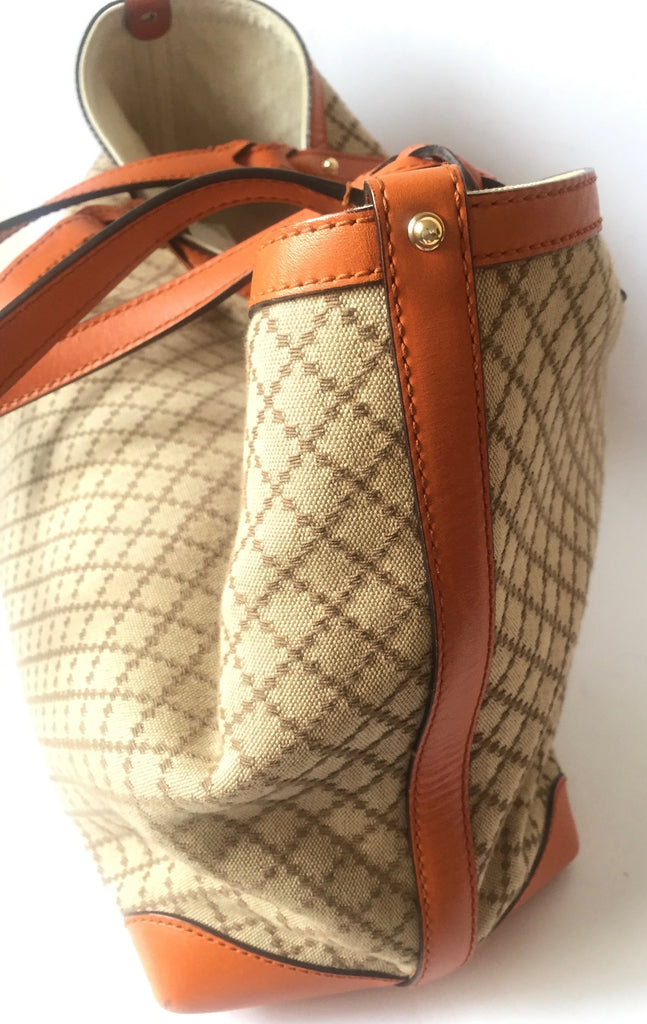 Gucci Craft GG Canvas Diamante Tote Bag with Pochette | Gently Used | - Secret Stash