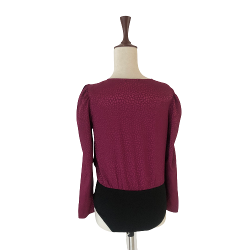 Quiz Purple Front-knot Bodysuit | Gently Used |