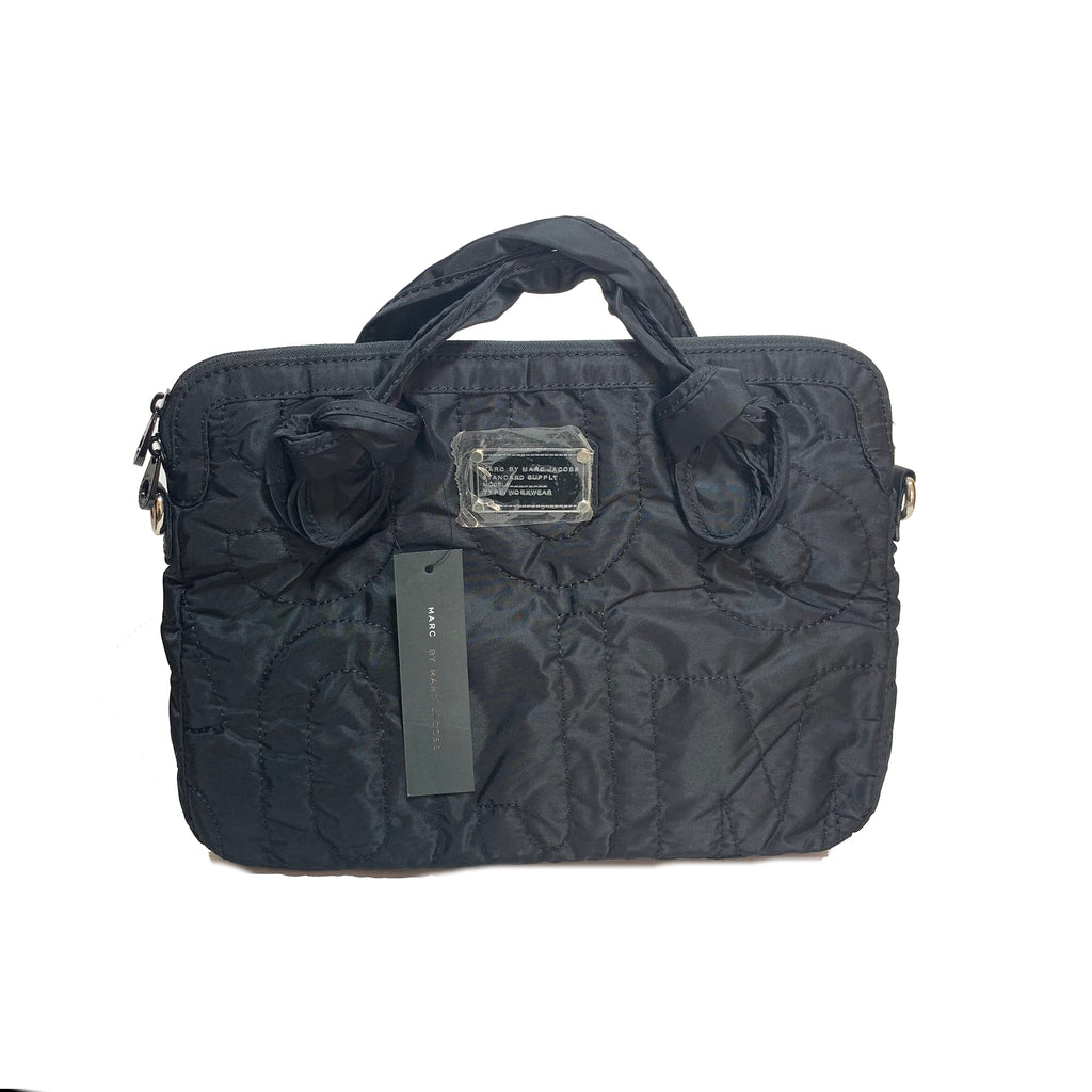 MARC by Marc Jacobs Black Nylon Laptop Bag | Brand New |