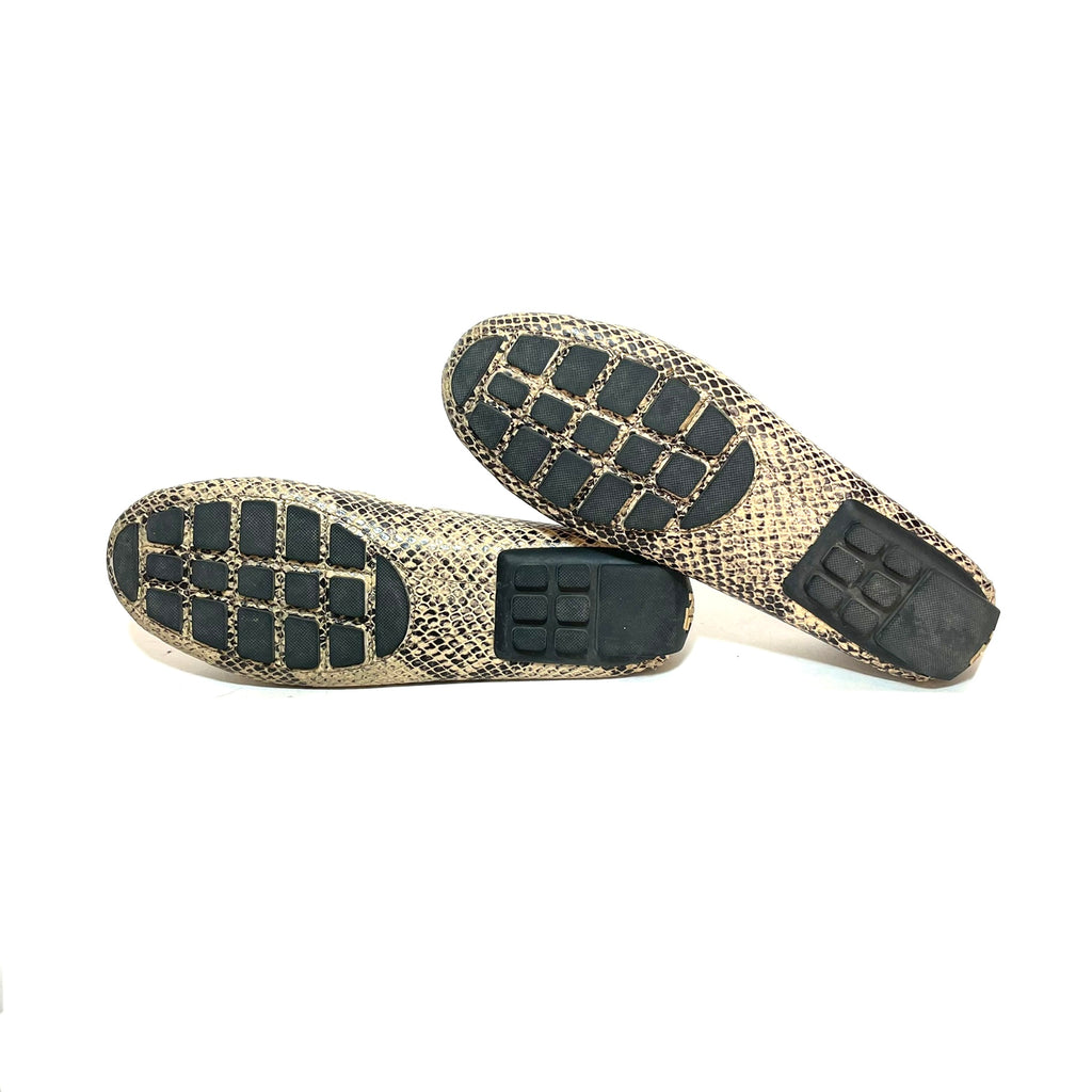 Lauren Ralph Lauren Snakeskin Loafers | Gently Used |