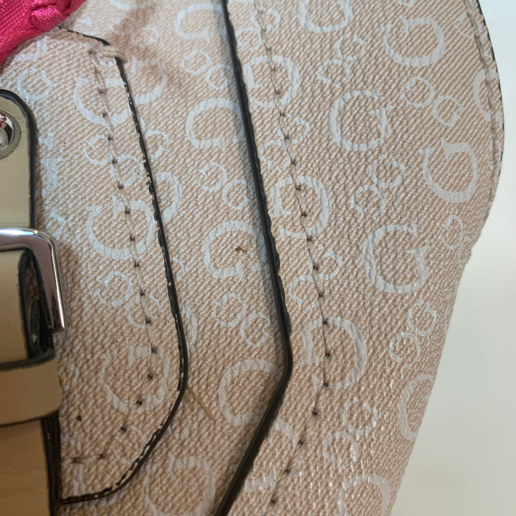 Guess Dusty Pink Monogram Tote Satchel | Gently Used |