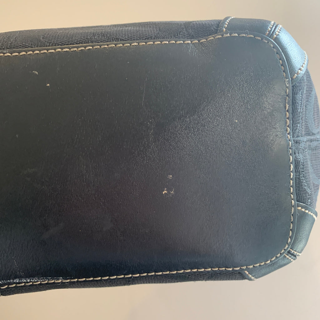 Coach Black Logo Tote Bag | Gently Used |