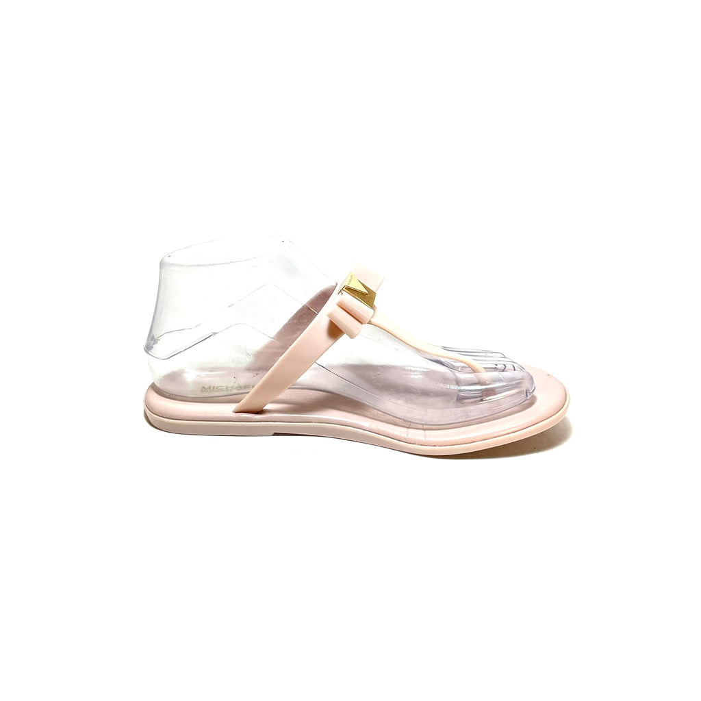 Michael Kors Pink Jelly 'Caroline' Thong Sandals | Pre Loved |