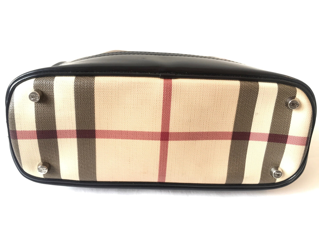 Burberry Check with Leather Trim Shoulder Bag | Gently Used | - Secret Stash
