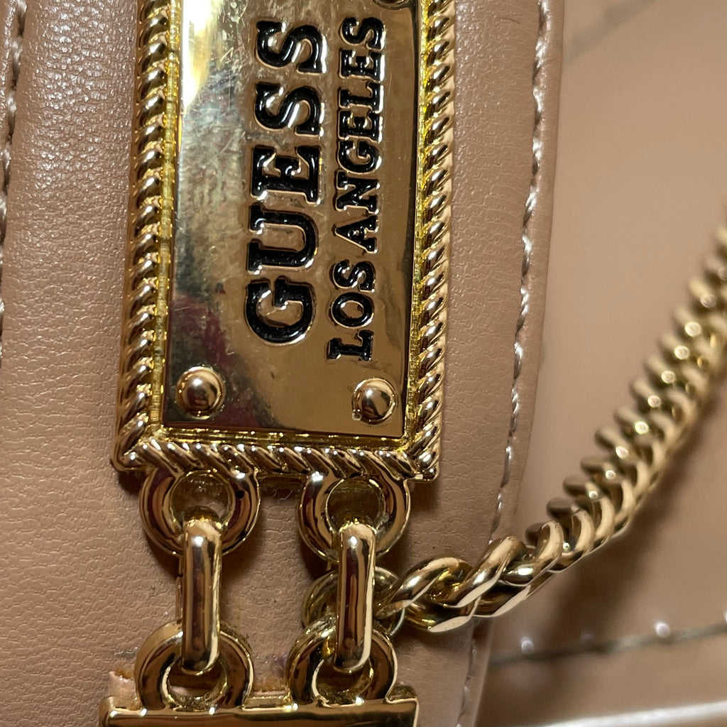 Guess 'Landen' Beige Chain Sandals | Pre Loved |