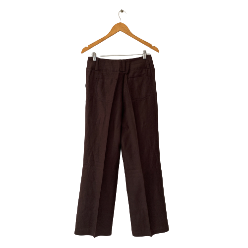NEXT Brown Linen Jacket & Pants Set | Pre Loved |