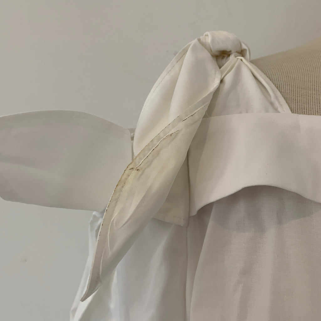 Banana Republic White Knot Off-Shoulder Top | Brand New |