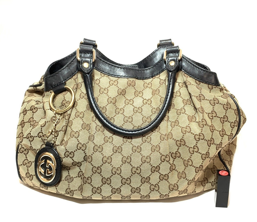 Gucci Signature Logo 'Sukey' Tote | Gently Used |