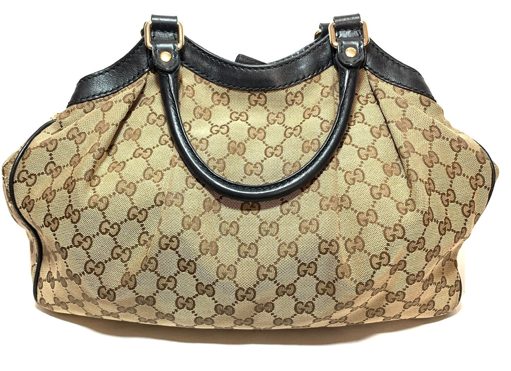 Gucci Signature Logo 'Sukey' Tote | Gently Used |