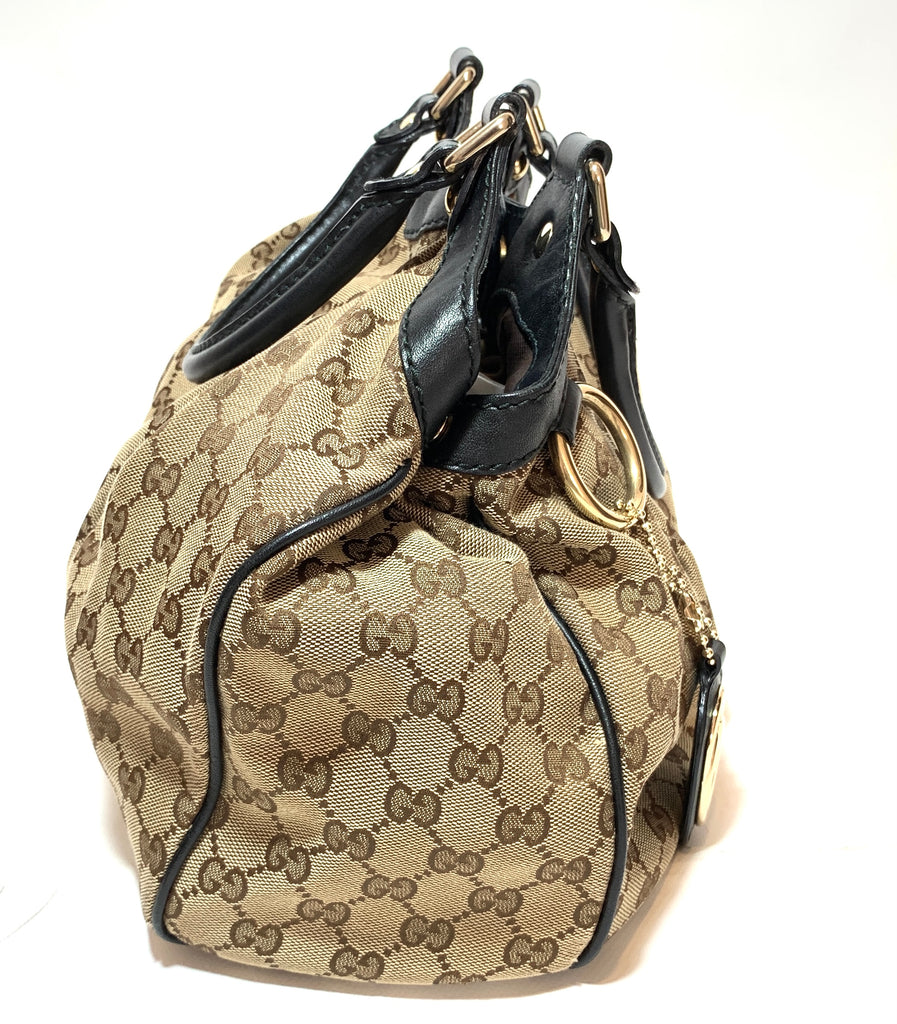 Gucci Signature Logo 'Sukey' Tote | Gently Used |