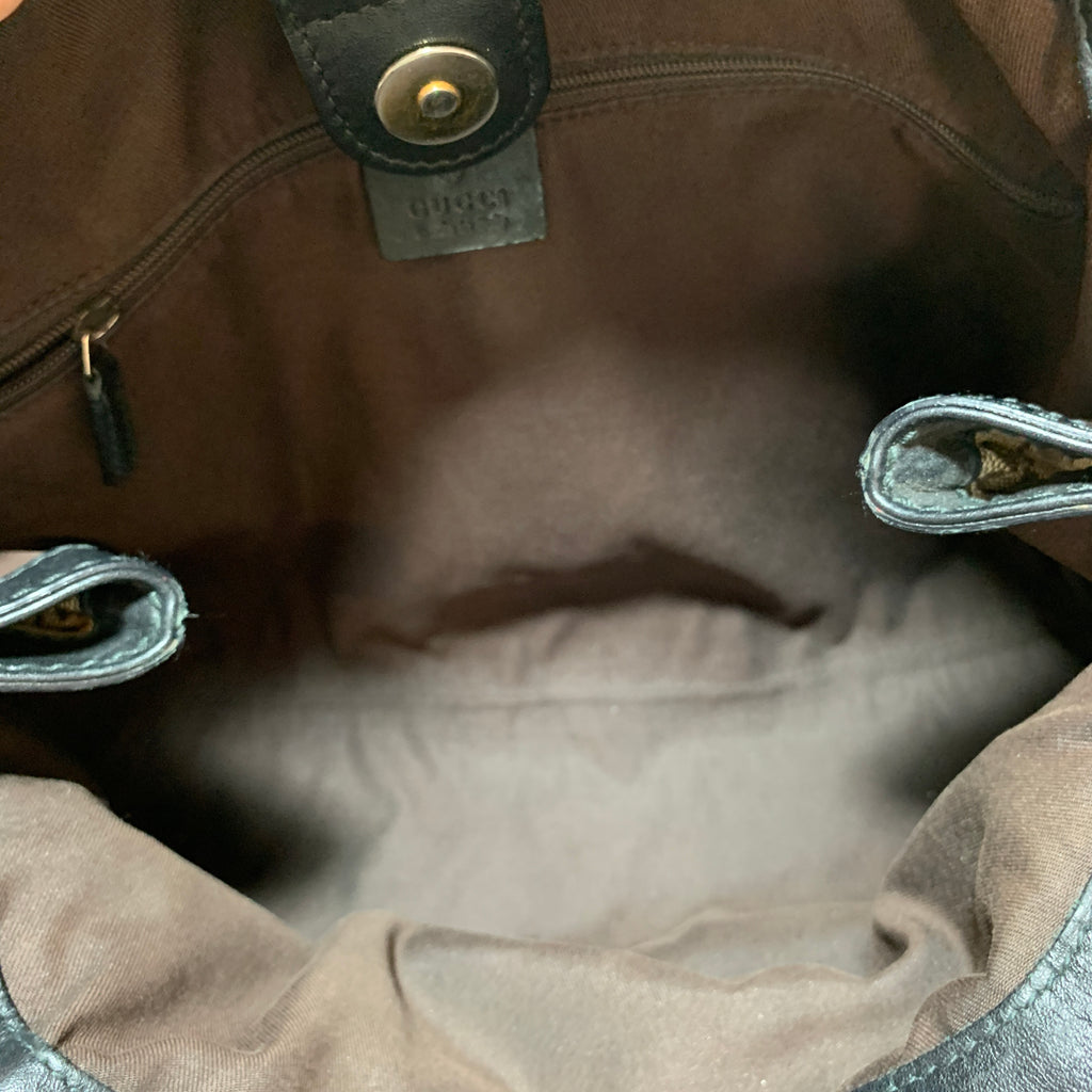 Gucci Signature Logo 'Sukey' Tote | Gently Used |