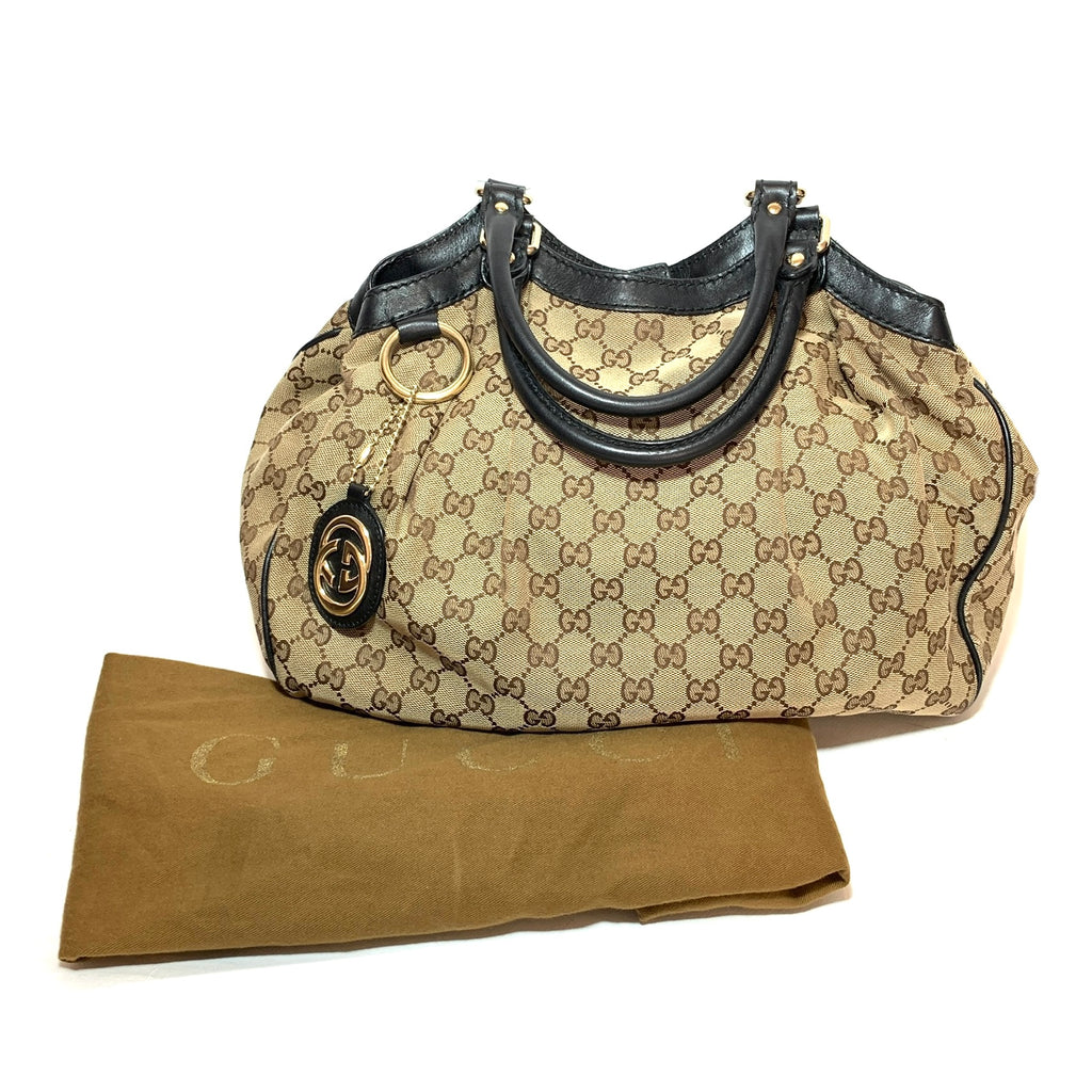 Gucci Signature Logo 'Sukey' Tote | Gently Used |