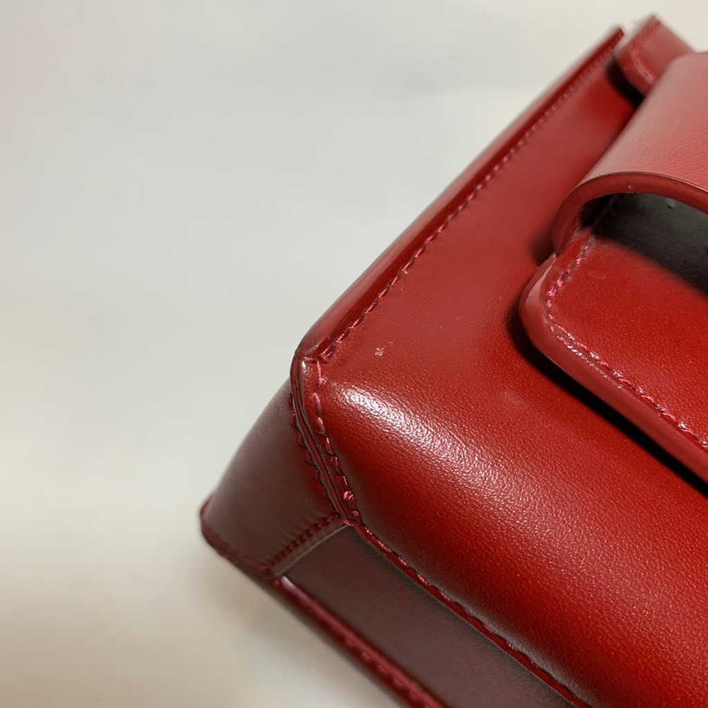 Charles & Keith Rust-Red Chain Small Satchel | Gently Used |