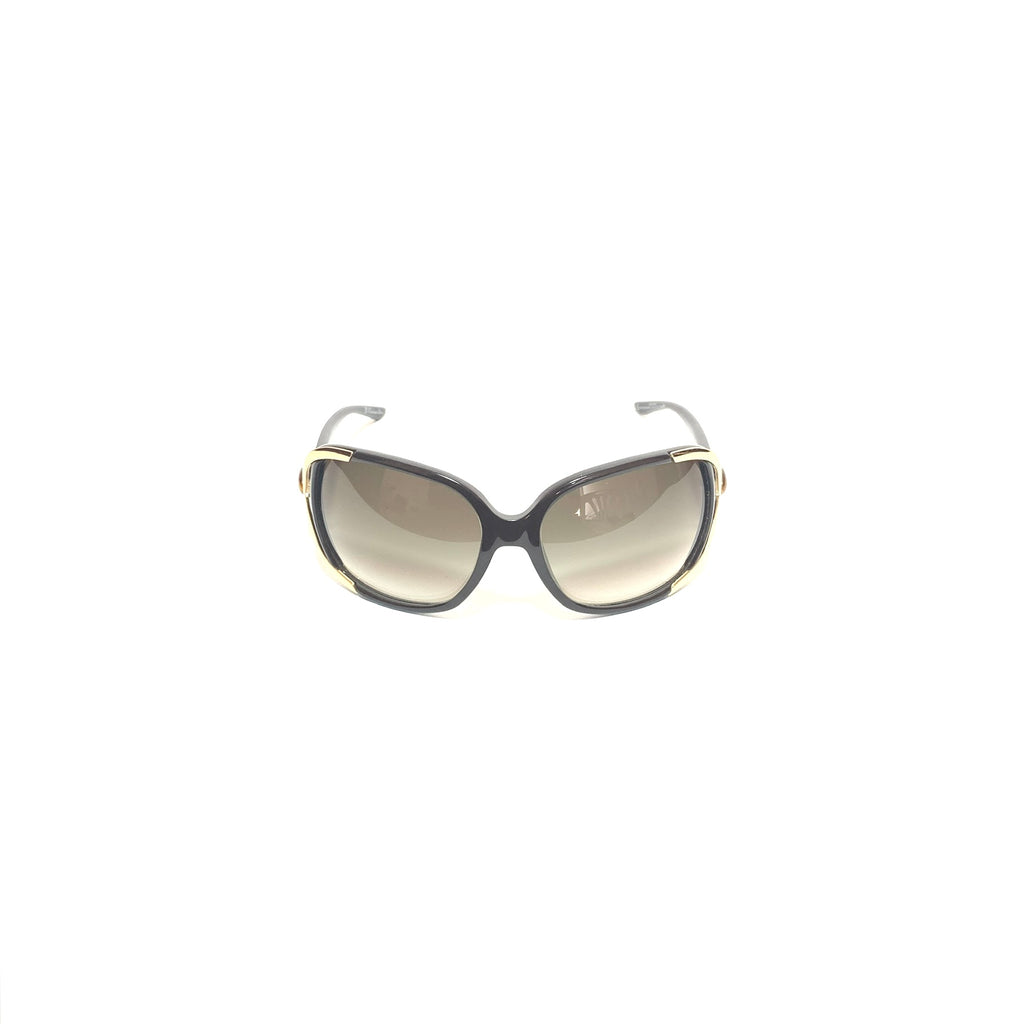 DIOR 'Copacabana' Brown & Gold Sunglasses | Gently Used |