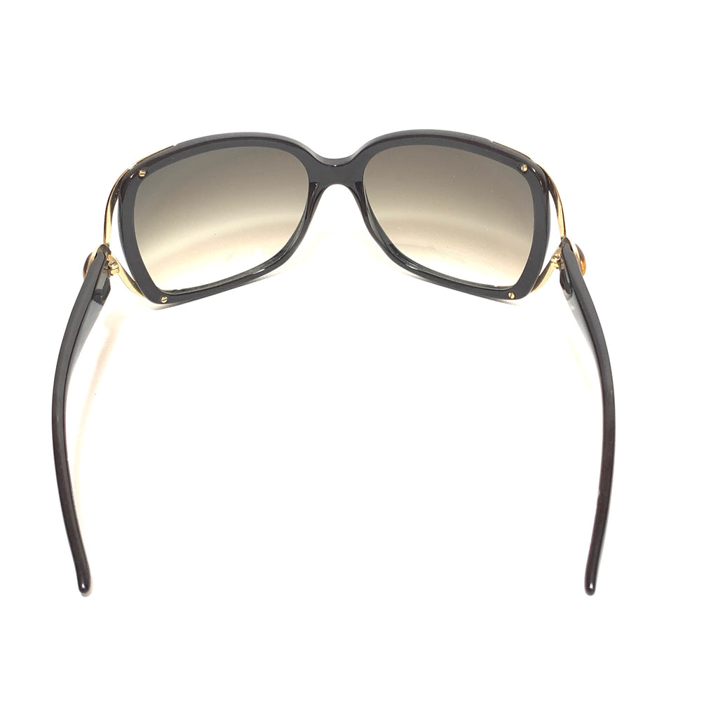 DIOR 'Copacabana' Brown & Gold Sunglasses | Gently Used |
