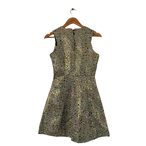 Vero Moda Gold Printed Shift Dress | Brand New | | Secret Stash