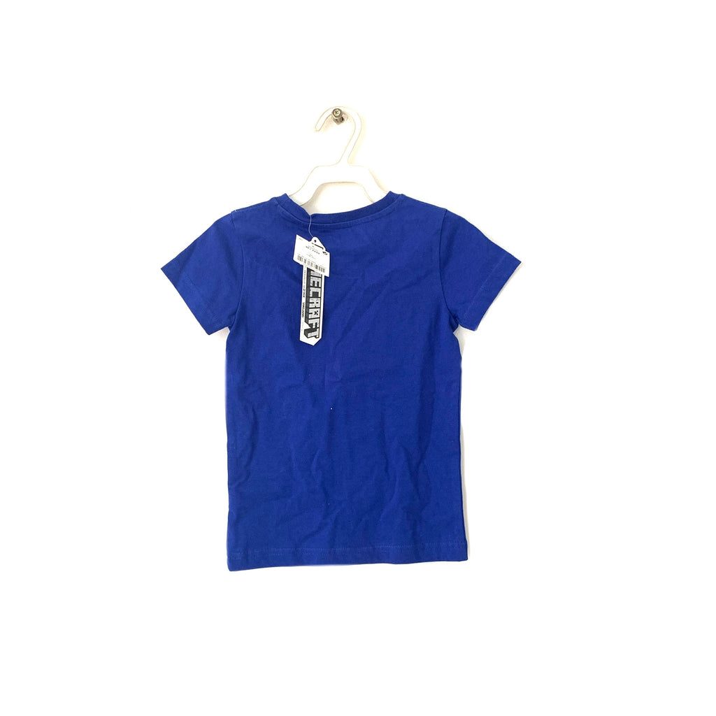 NEXT 'Minecraft' Bright Blue T-Shirt | Brand New |