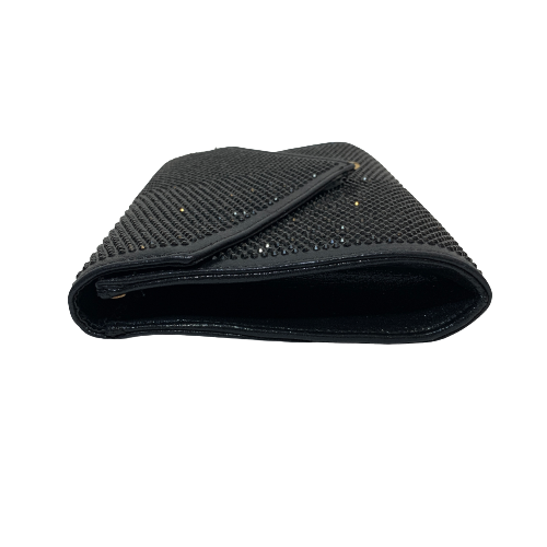 Dune Black Rhinestone Envelope Clutch | Gently Used |