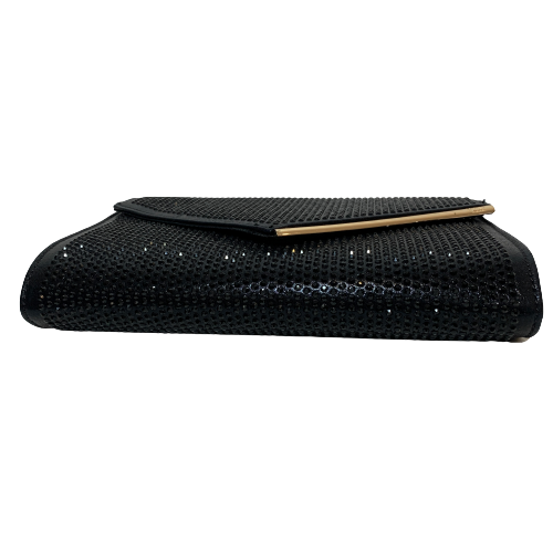 Dune Black Rhinestone Envelope Clutch | Gently Used |