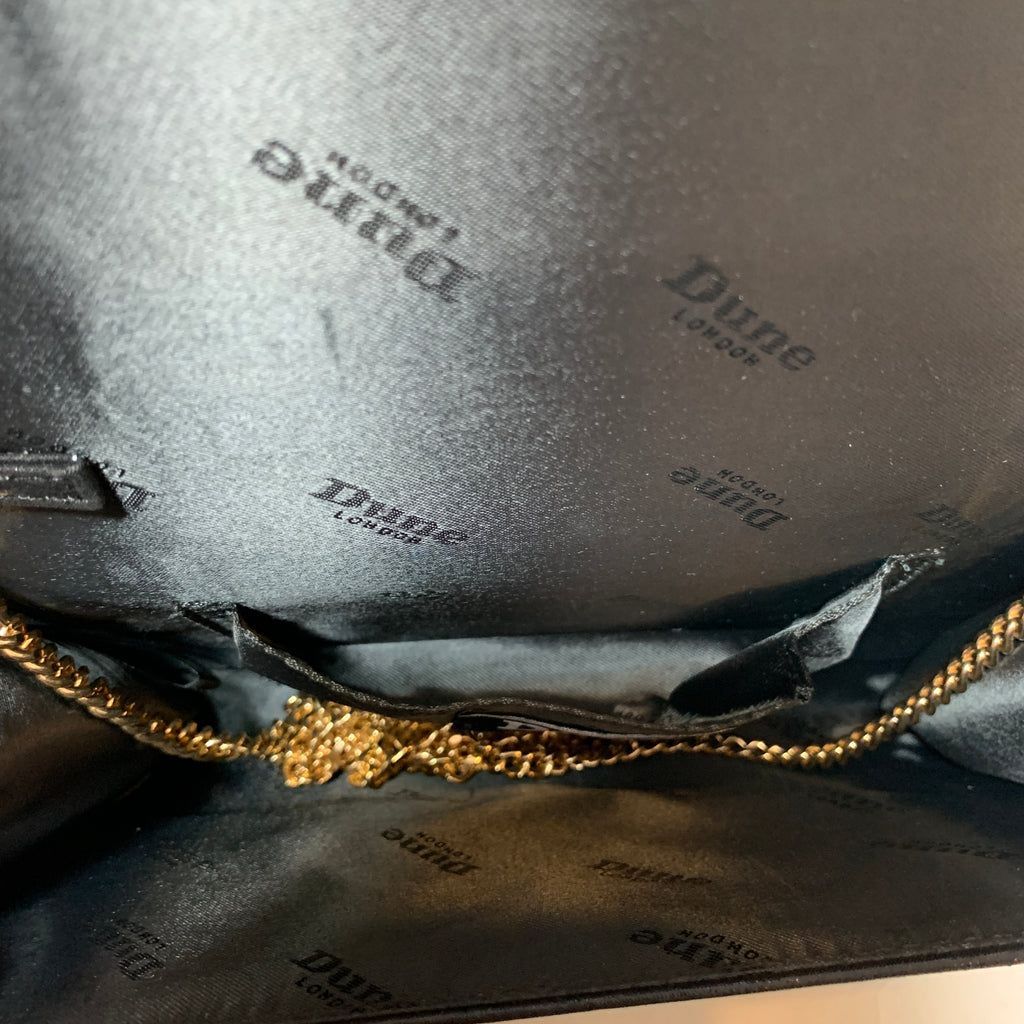 Dune Black Rhinestone Envelope Clutch | Gently Used |