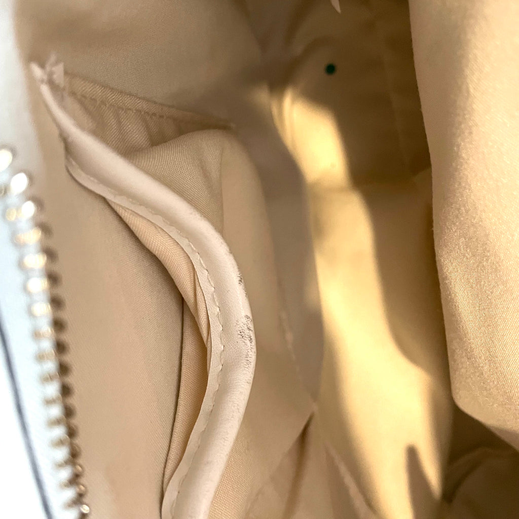 ALDO White & Gold Tote Bag | Gently Used |