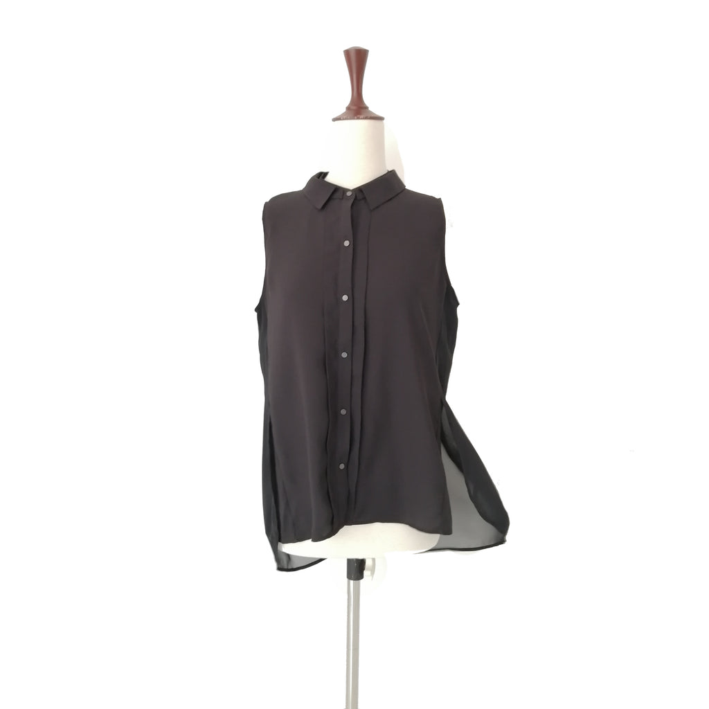 Kenneth Cole Black Sleeveless Shirt | Gently Used |