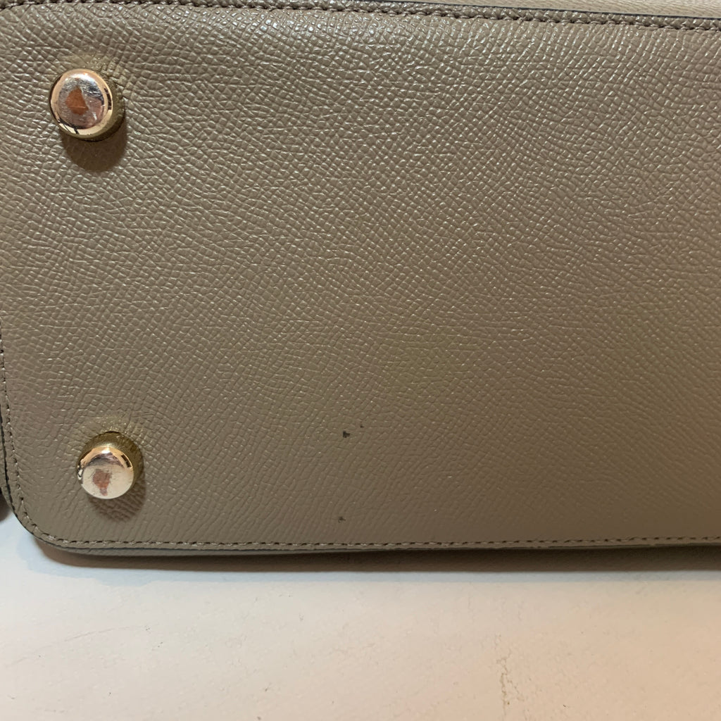 Coach Tri-colour Cream Leather Dome Satchel | Pre Loved |