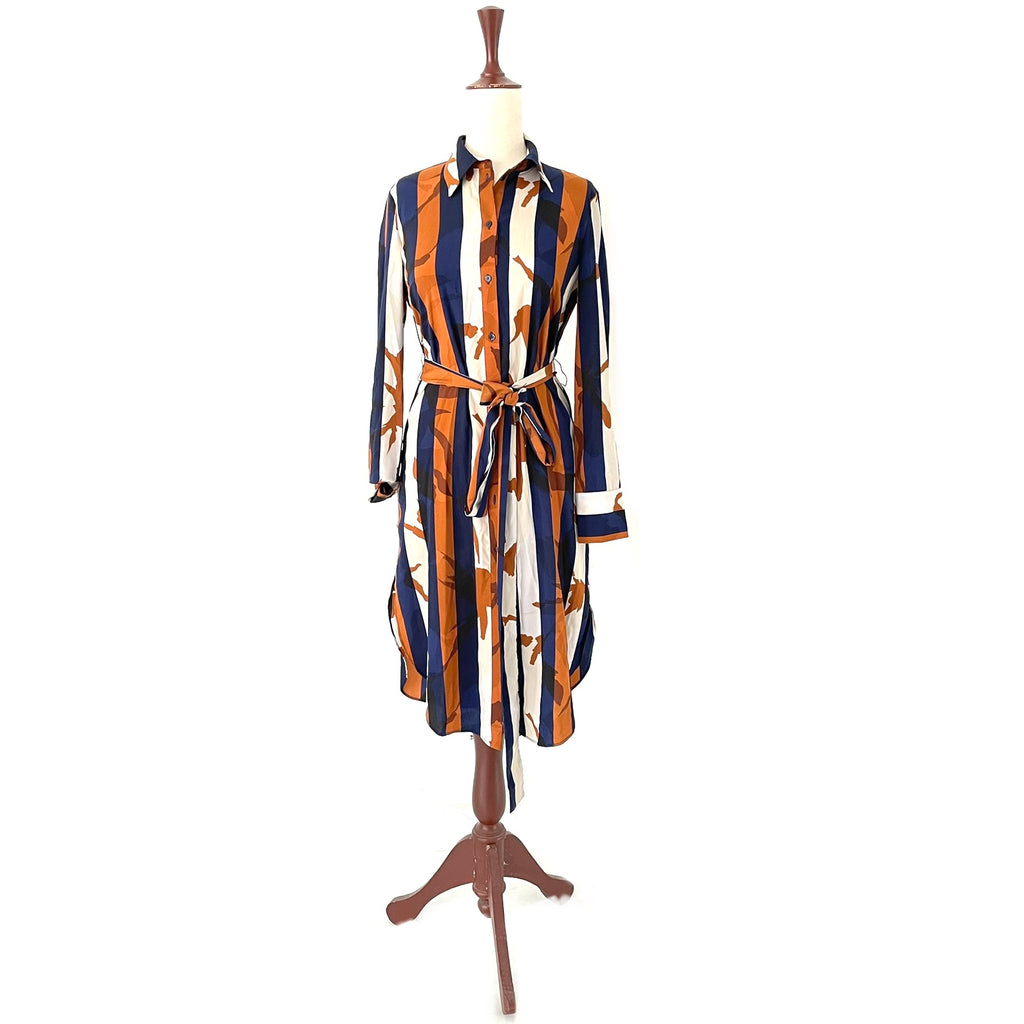Mango Tri-Colour Floral Dress | Gently Used |