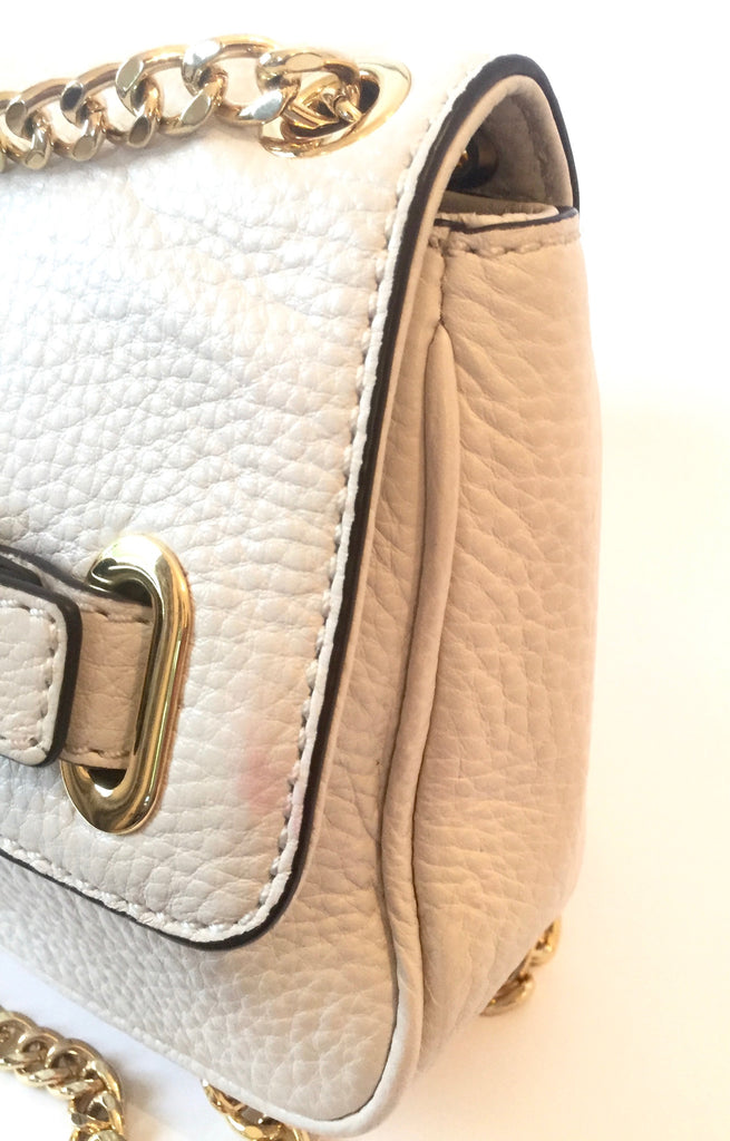 Michael Kors Cream White Leather Shoulder Bag | Gently Used |