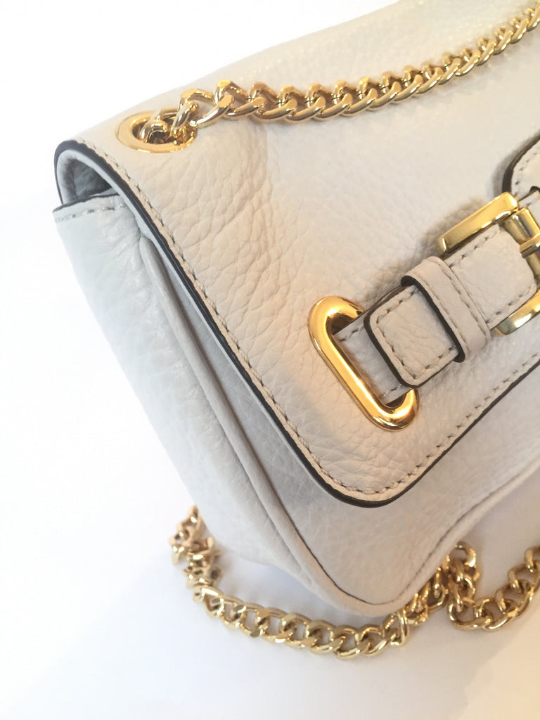 Michael Kors Cream White Leather Shoulder Bag | Gently Used |