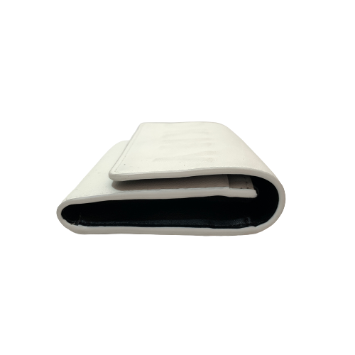 DKNY White Leather Wallet Flap Card Case | Brand New |
