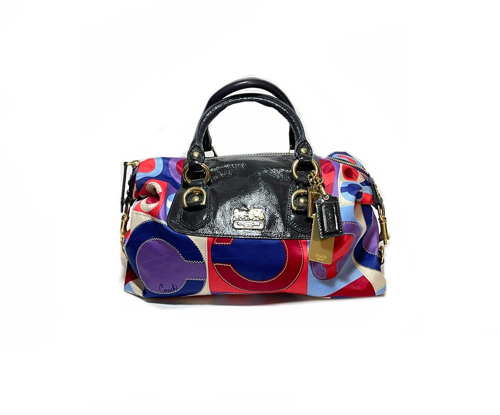 Coach Multi-Coloured Logo Printed Bag | Gently Used |