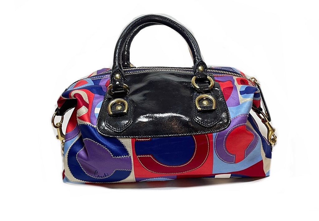 Coach Multi-Coloured Logo Printed Bag | Gently Used |