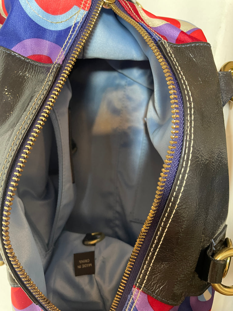 Coach Multi-Coloured Logo Printed Bag | Gently Used |