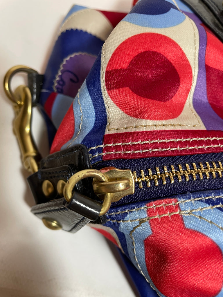 Coach Multi-Coloured Logo Printed Bag | Gently Used |