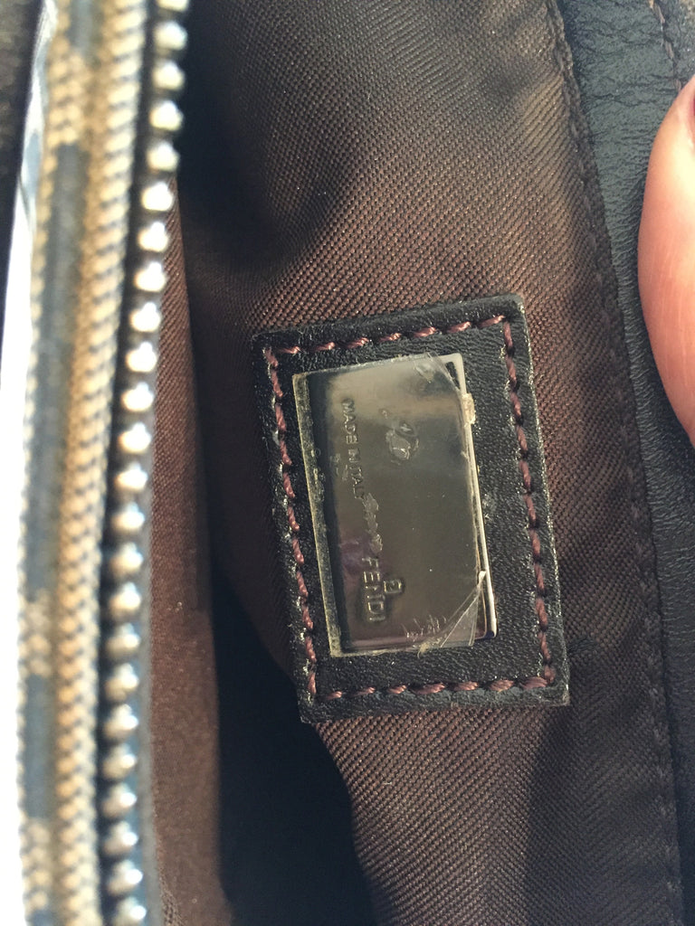 Fendi Monogram Zucca Shoulder Bag | Gently Used | - Secret Stash