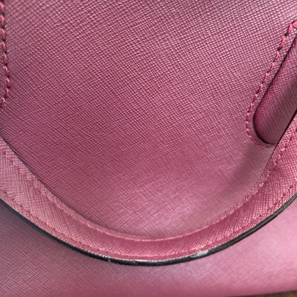 Kate Spade Purple Leather Small Dome Satchel | Pre Loved |