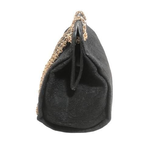 Charles & Keith Black Lace Shoulder Bag | Pre Loved |