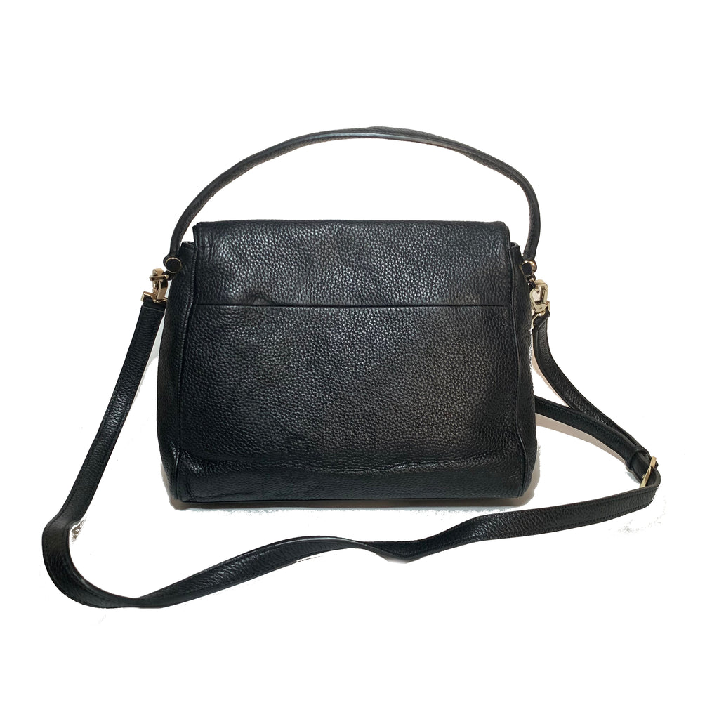 Kate Spade Black Pebbled Leather Jackson Satchel | Gently Used |