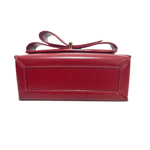 Charles & Keith Rust-Red Chain Small Satchel | Gently Used |
