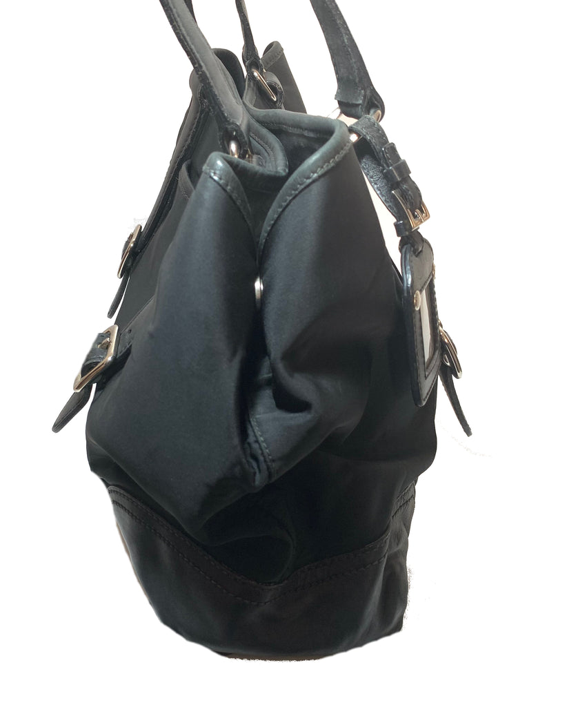 Prada Black Nylon Bag | Pre Loved |