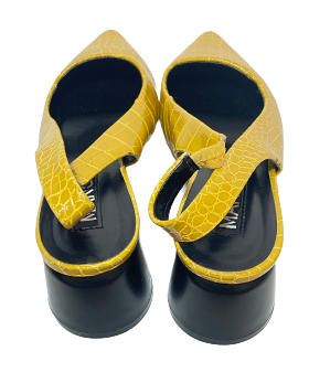 Mango Mustard Pointed Mules | Gently Used |