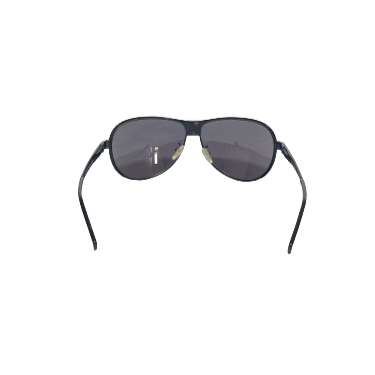 Givenchy SGV216 Black Metal Aviator Unisex Sunglasses | Like New |