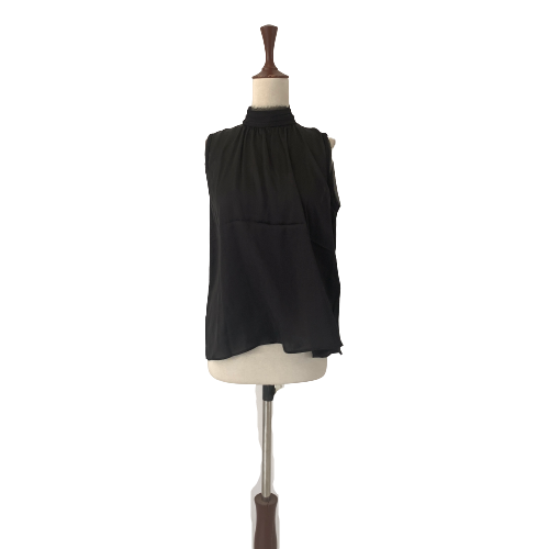 ZARA Black Sleeveless High Neck Top | Gently Used |