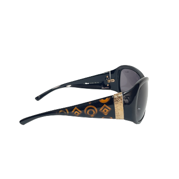 Chopard SCH054 Black Oversized Sunglasses | Like New |