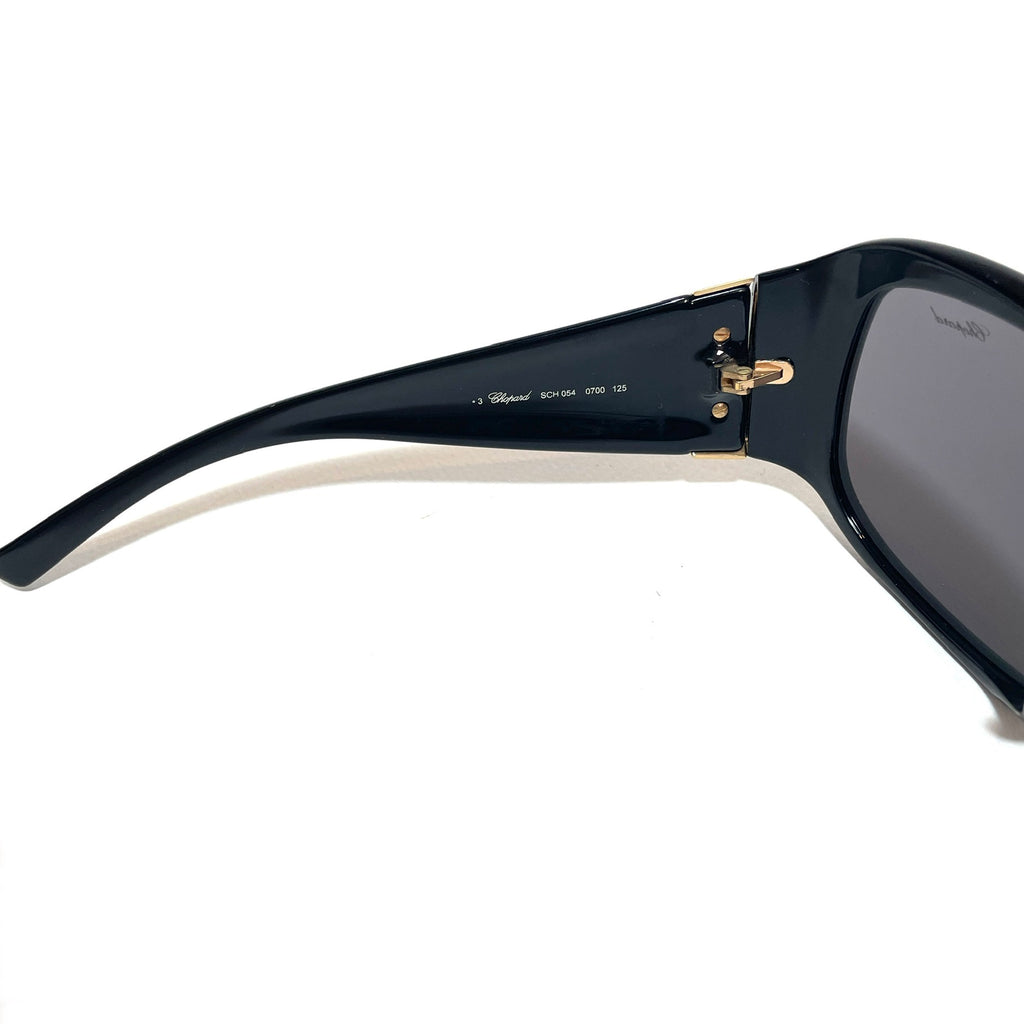 Chopard SCH054 Black Oversized Sunglasses | Like New |