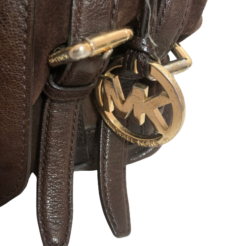 Michael Kors Brown Suede and Leather Satchel | Pre Loved |