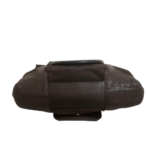 Michael Kors Brown Suede and Leather Satchel | Pre Loved |