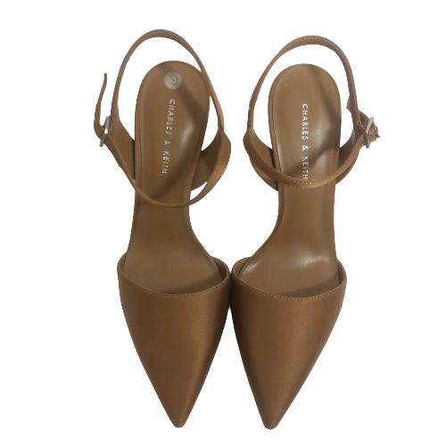 Charles and Keith Camel Pointed Heels | Gently Used |